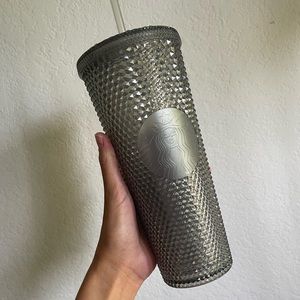 Starbucks Taiwan Studded Bling Grey Tumbler